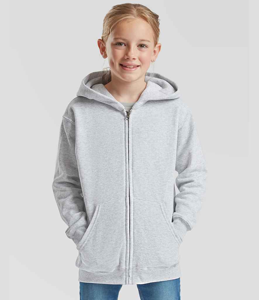 Fruit of the Loom Kids Classic Zip Hooded Sweatshirt - PenCarrie